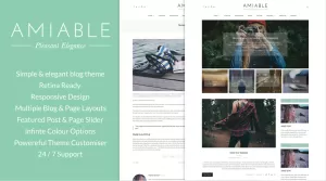 Amiable - A WordPress Blogging Theme