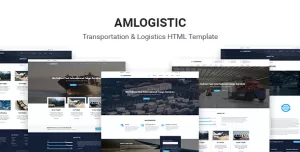 Amlogistic  Transportation & Logistics HTML Template