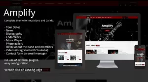 Amplify - Theme for Musicians and Bands