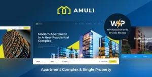 Amuli  Property & Real Estate Marketplace WordPress Theme