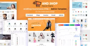 AndShop Ecommerce HTML + Admin Template