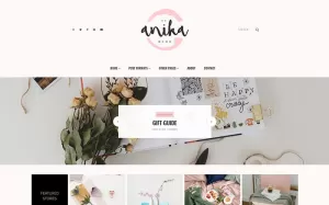 Anika - Feminine Blog WordPress Theme - TemplateMonster
