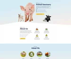 Animal Sanctuary - Non-Profit Template Kit