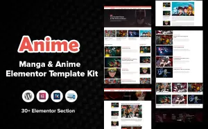 Anime : Magazine & Blog WordPress Theme - TemplateMonster