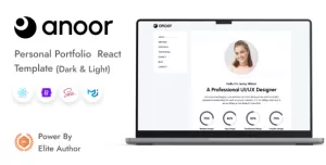 Anoor - Personal Portfolio React Template