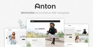 Anton - Ecommerce PSD Template