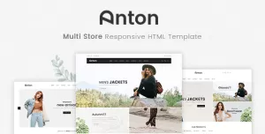 Anton - Multi Store Responsive HTML Template