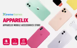Apparelix Mobile Accessories Shopify Theme - TemplateMonster