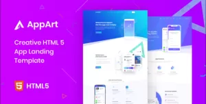 AppArt - Creative HTML Template For Apps