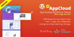 AppCloud  App Landing WordPress Theme