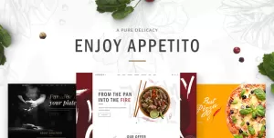 Appetito - Fast Food Restaurants & Cafés Theme