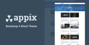 Appix - Minimal and Content Focused Ghost Blogging Theme (Bootstrap 4)