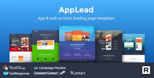 AppLead  HTML App Landing Pages