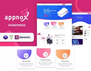 Appnox - Product Landing WordPress Theme - TemplateMonster