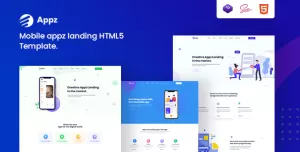 Appz - Mobile App landing HTML5 Template
