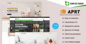 Aprt - Furniture and Decora with Home Appliance - Responsive Opencart 3.0 Ecommerce theme