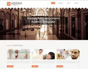Aqidah Responsive Islamic Joomla 3 Template - TemplateMonster