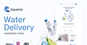 Aquanza - Water Delivery WordPress Theme - TemplateMonster