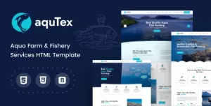 Aqutex - Aqua Farm & Fishery Services HTML Template