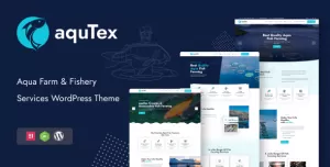 Aqutex - Aqua Farm & Fishery Services WordPress Theme + RTL
