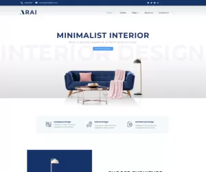 Arai  Interior & Furniture Elementor Template kit