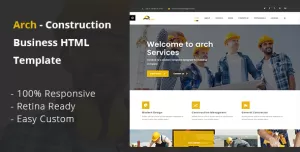 Arch- Construction, Building And Business HTML Template