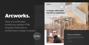 Arcworks — Architecture & Interior design portfolio HTML Template