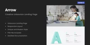 Arrow  Creative Unbounce Landing Page