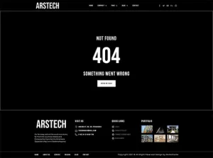 Arstech - Architecture Elementor Pro Full Site Template Kit