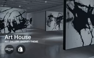 Art House - Art Gallery Shopify Theme - TemplateMonster