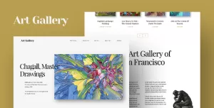 Arte  Art Gallery WordPress Theme