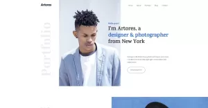 Artores - Personal WordPress Elementor Theme