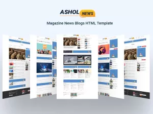 Asolnews-Magazine News Blogs HTML Template - TemplateMonster