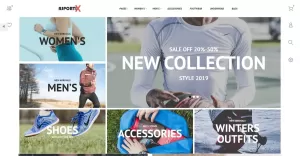 Asportix - Sport Equipment Store Clean Bootstrap Ecommerce PrestaShop Theme