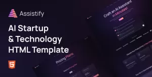 Assistify - AI Startup and Technology HTML Template