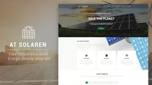 AT Solaren - Solar Energy Joomla Template