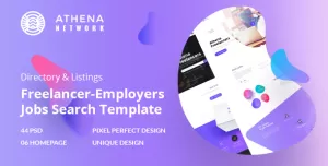 ATHENA - Freelancer and Employers Jobs Search Template