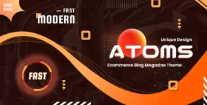 Atoms - Ecommerce Magazine  News WordPress Theme