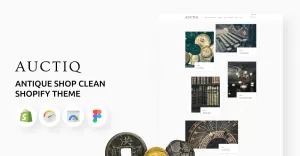 Auctiq - Antique Shop Clean Shopify Theme - TemplateMonster