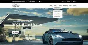 Auto Market Bootstrap Website Template - TemplateMonster