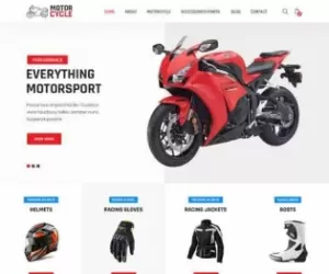 Auto Parts WordPress theme car motorcycle repair garage showroom shop