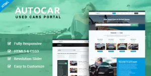 AutoCar - Online Used Cars Template