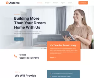 Autome  Smart Home Automation Elementor Template Kit