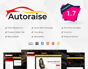 Autoraise - Auto Store PrestaShop Theme - TemplateMonster