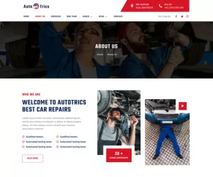 AutoTrics – Car Repair & Auto Service Elementor Template Kit