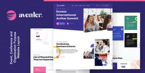 Aventer  Conferences & Events HTML Template