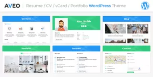 Aveo WordPress CV/Resume Theme