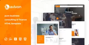 Avivon - Pure Business Consulting & Finance HTML5 Template