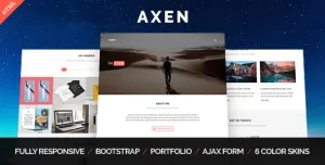 Axen - Personal Portfolio Template