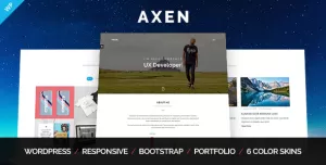 Axen - Personal Portfolio WordPress Theme